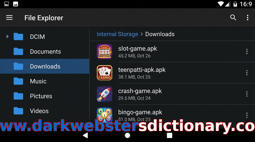 Main screen of Www.darkwebstersdictionary.com gameapk page for PK players