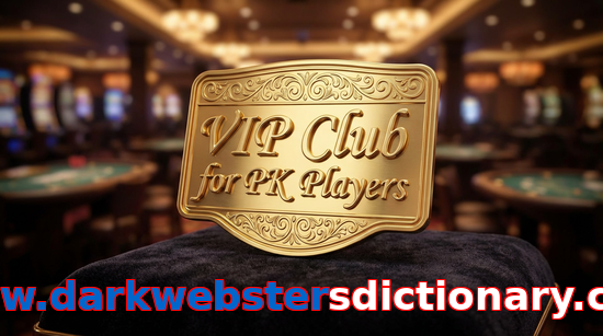 Main screen of Www.darkwebstersdictionary.com vip page for PK players